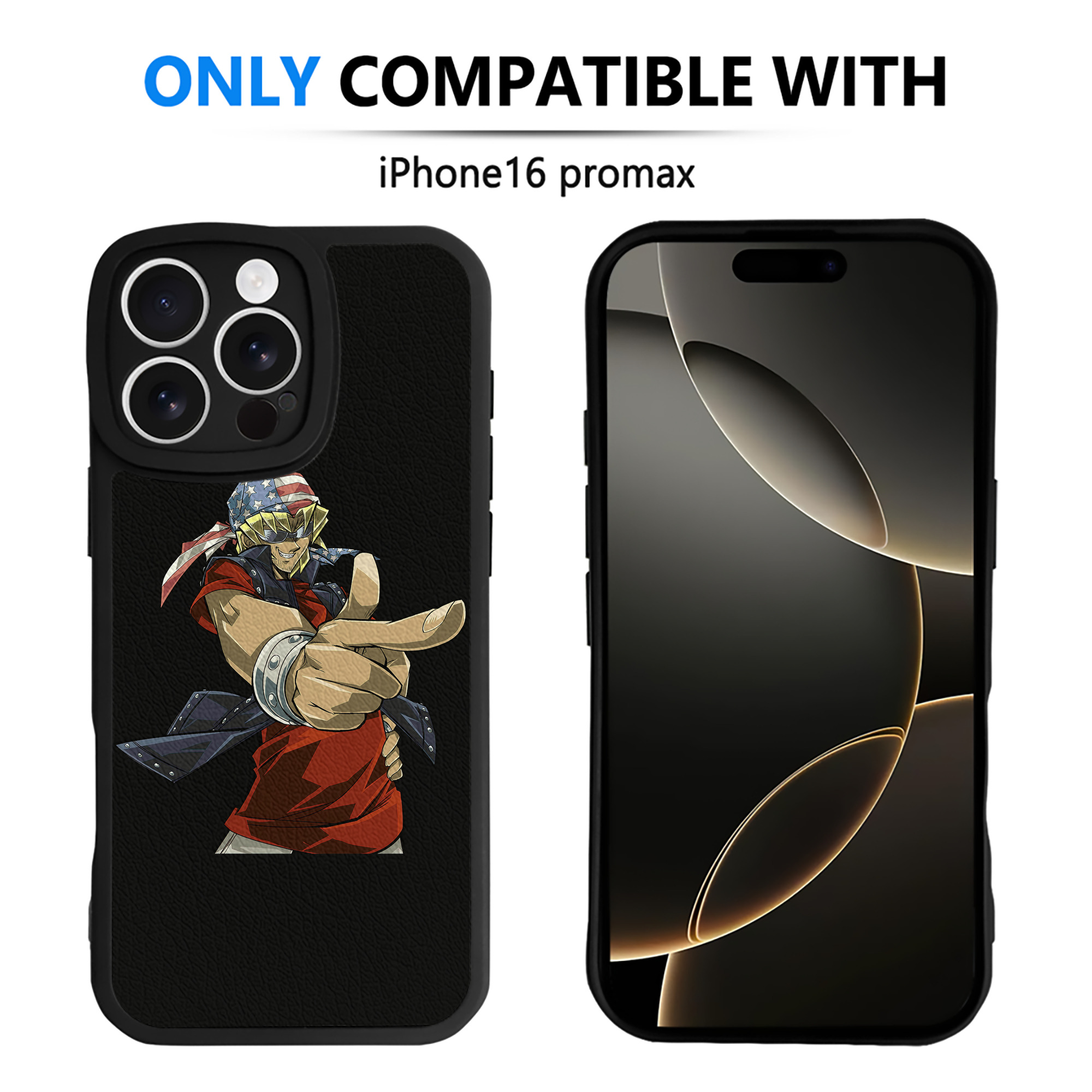 （画像用） 遊☆戯☆王 Yu-Gi-Oh! 【iPhone 16シリーズ対応】シリコンスマホケース（レザー調） 材質：シリコン